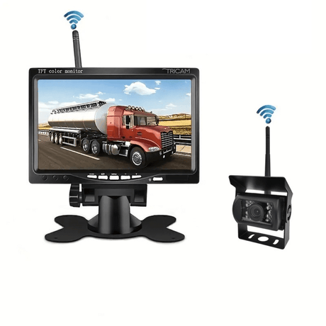 Tricam™  Langaton peruutuskamerasarja HD-näytöllä, 1 tai 2 kameraa | Autotavara.com