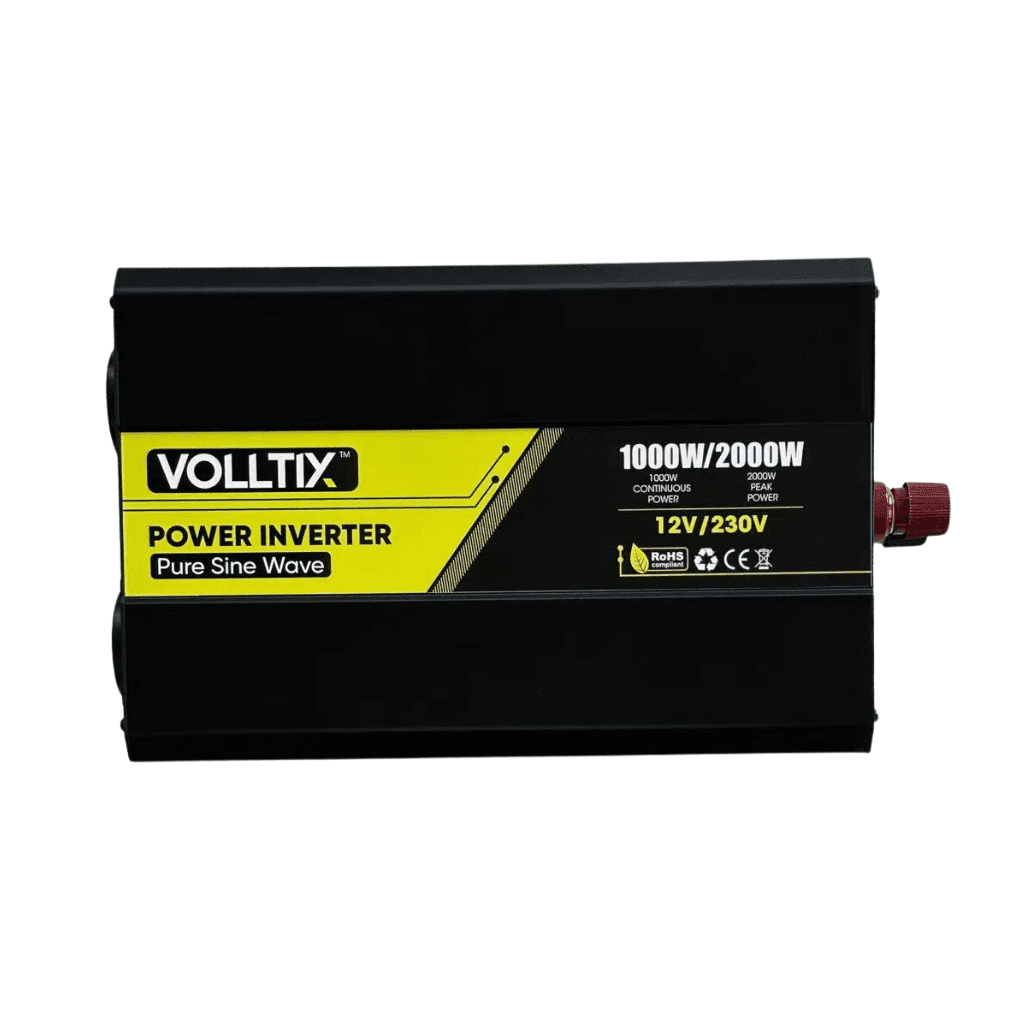 VOLLTIX™ 1000W/2000W Puhdas Siniaaltoinvertteri 12V tai 24V | Autotavara.com