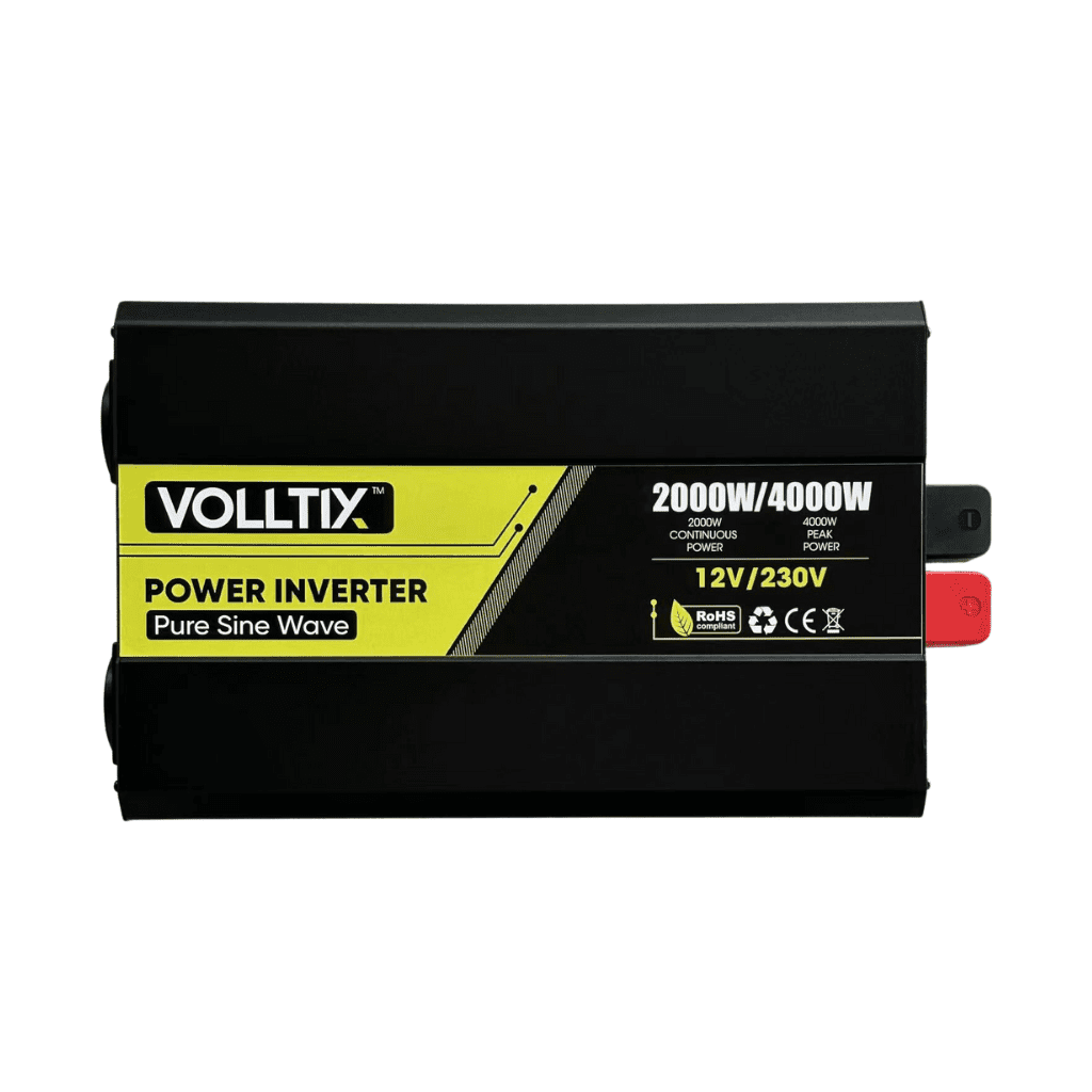 VOLLTIX™ 2000W/4000W Puhdas Siniaaltoinvertteri 12V | Autotavara.com